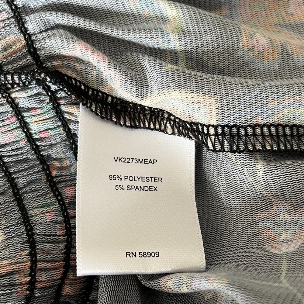 Chelsea & Violet Black Floral Smocked Peplum Blouse